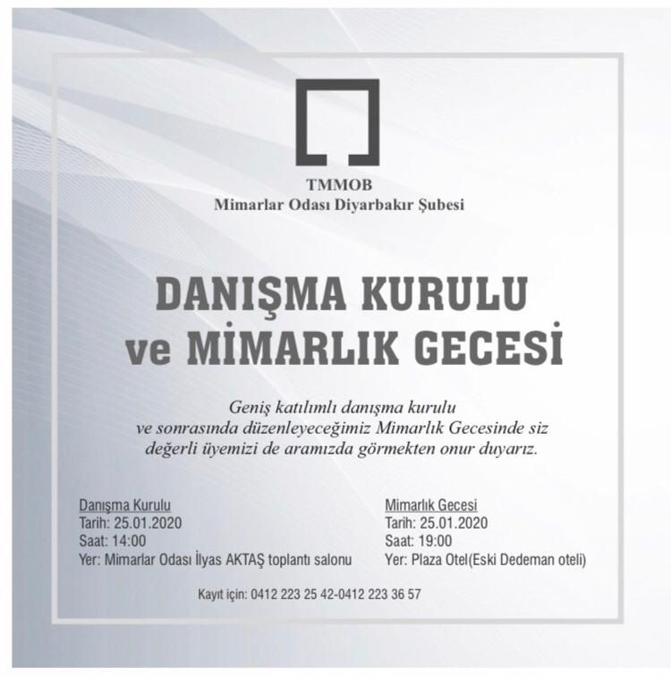 Danışma Kurulu ve Mimarlık Gecesi