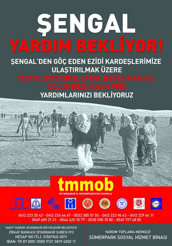 ŞENGAL HALKI YARDIMLARINIZI BEKLİYOR