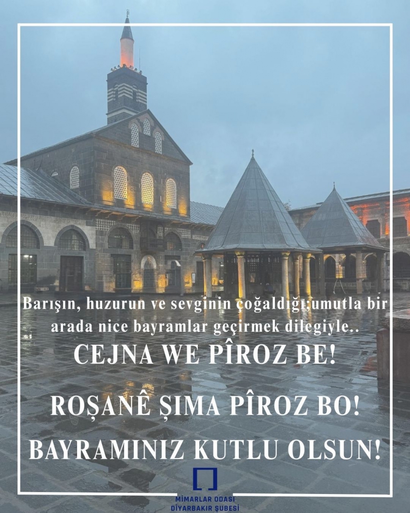 Sevgi Ve Dayanışmayla Nice Bayramlara. Cejna we pîroz be!